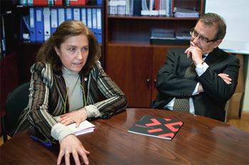 Inés Mínguez y Joaquín Plument