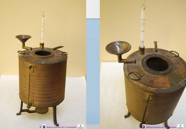 Museo Virtual ETSII - Measurement of Abel-Pensky flash point