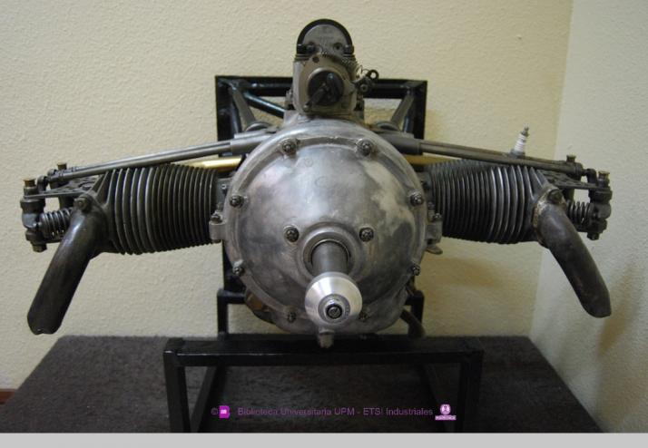 Museo Virtual ETSII - Motor de aviación bicilíndrico