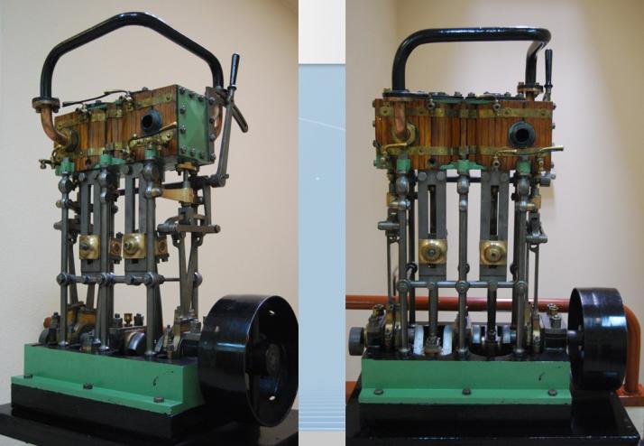Museo Virtual ETSII - Máquina de Vapor de Doble Efecto