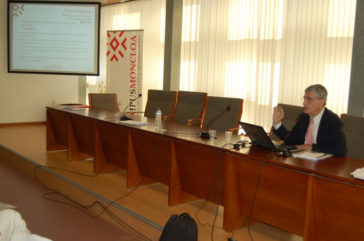 Juan Miguel Hernández León presenta el seguimiento del clúster de Patrimonio