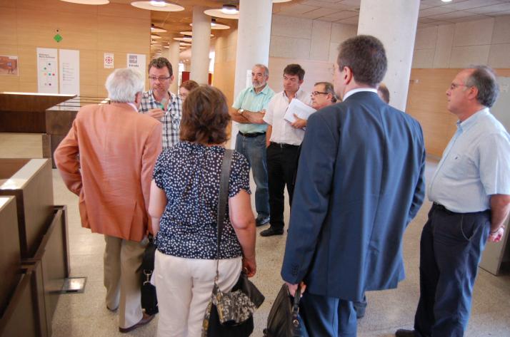 Visita a la biblioteca María Zambrano