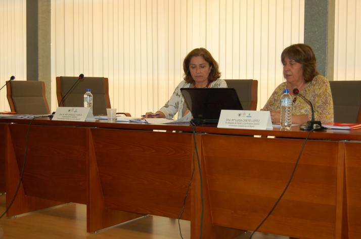 The General Coordinators of Campus Moncloa, Inés Mínguez y María Luisa Osete