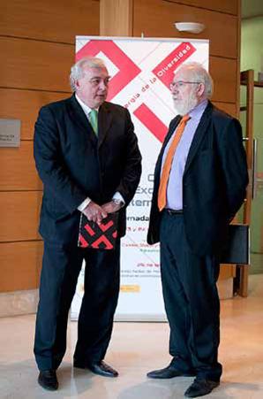 Javier Uceda (Chancellor UPM) & Carlos Berzosa (Chancellor UCM)