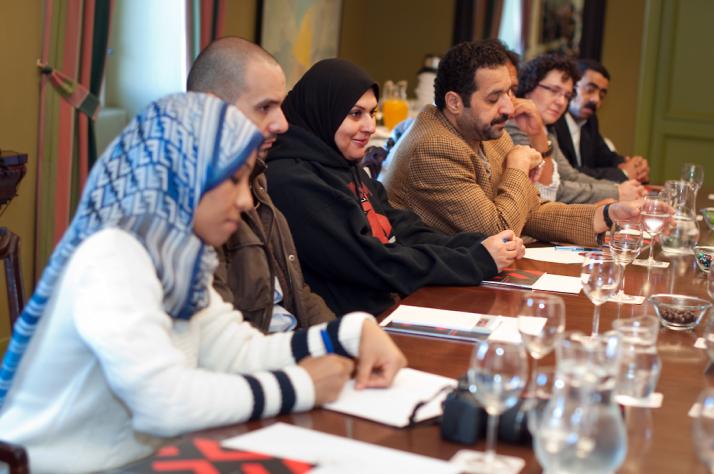 Representantes del Kuwait Institute for Scientific Research (KISR)