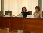 Las Coordinadoras Generales del Campus Moncloa, Inés Mínguez y María Luisa Osete