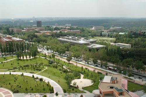 Aereal view of CEI Campus Moncloa